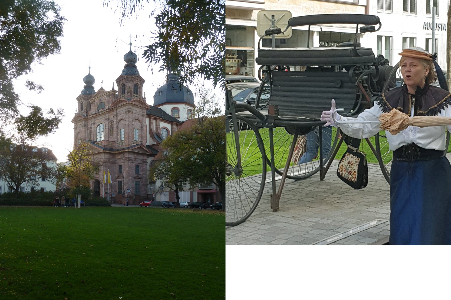 Öffentliche Kostümführung: Mit Bertha Benz durch Mannheim